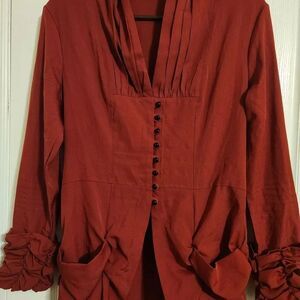 Perfect Red Valentine Day Blouse XL
